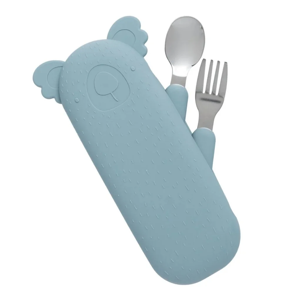 Cotton Cloud Tacâmuri pentru copii în cutia Zoe Koala în culoarea Jade