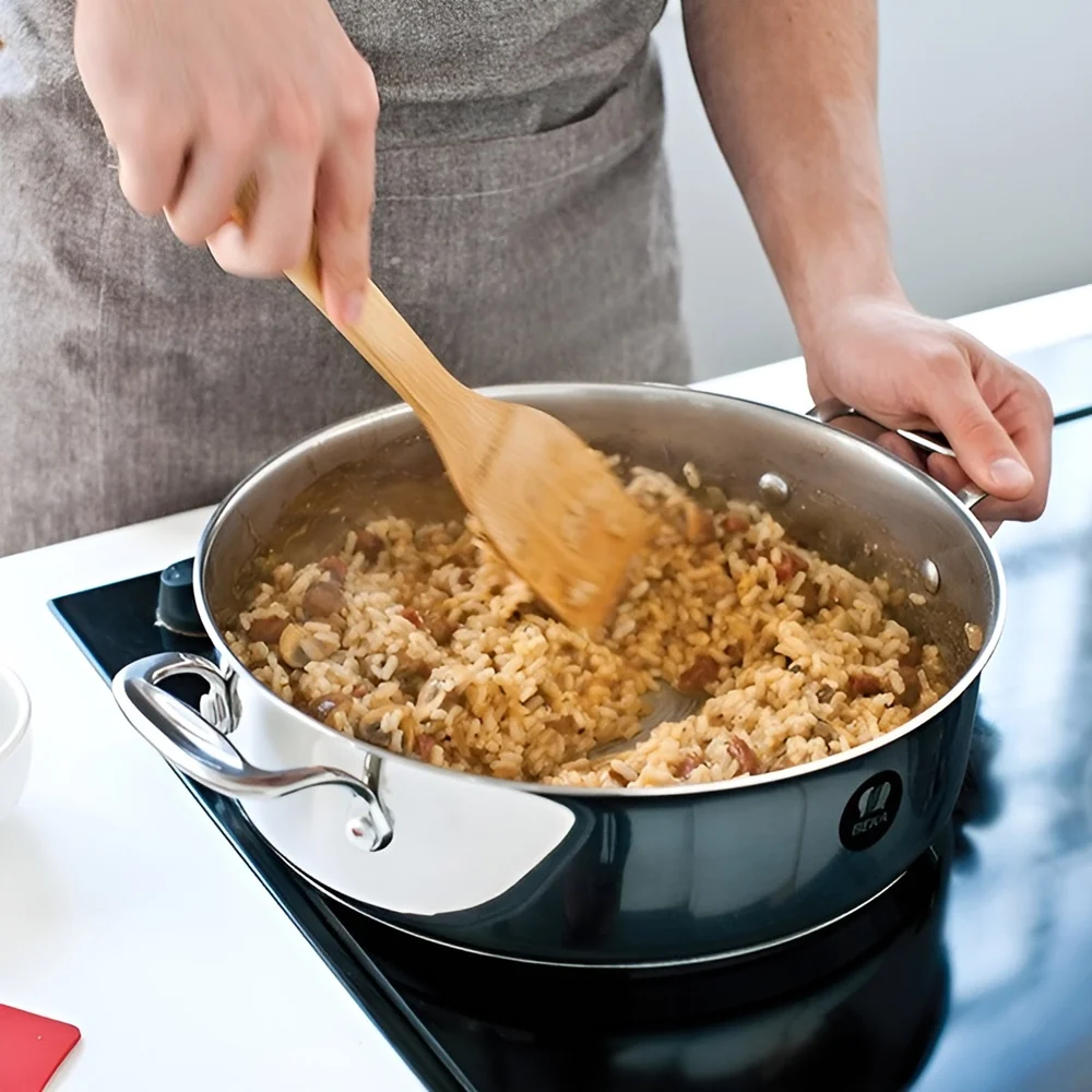Cratita cu manere laterale si capac, inox, 5.1 L, 28 cm, Chef - BEKA