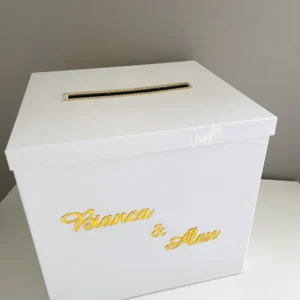 Cutie dar personalizata Gold Daylis