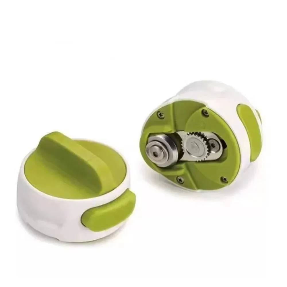 Desfacator Manual de Conserve si Sticle, Vivimall, 6.8 x 4.8 cm, din ABS + Otel, Verde/Alb
