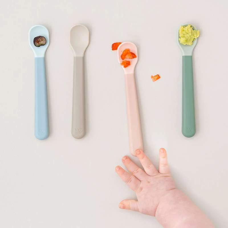Done Deer Foodie Easy-Grip Babyske - 3-Pak - Nisip
