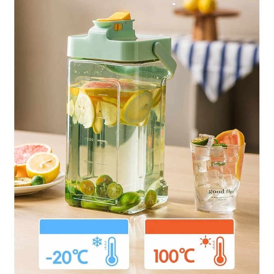 Dozator portabil pentru bauturi Vivimall, 3.5 litri, capac etans, duza deschidere/inchidere, recipent din plastic, gradat,...