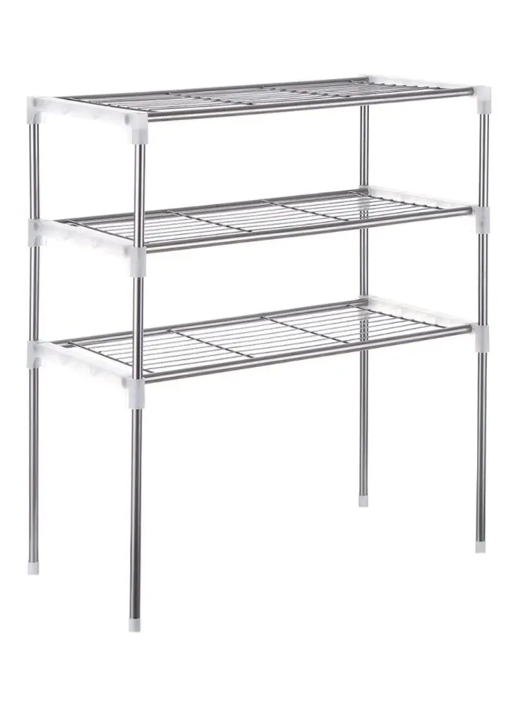 Etajera tip raft multifunctional pentru bucatarie sau baie 60x65x24cm