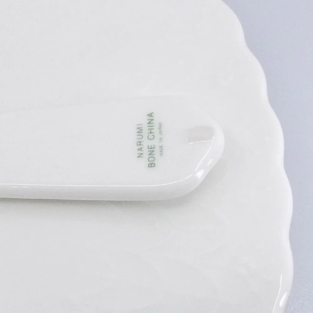 Farfurie de desert Narumi cu lopata din portelan Bone China /0330