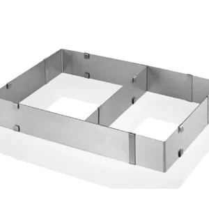 Forma dreptunghiulara ajustabila pentru copt, inox, 34 x 52 cm - KUCHENPROFI