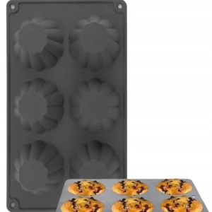 Forme pentru cupcakes din silicon 6 buc.