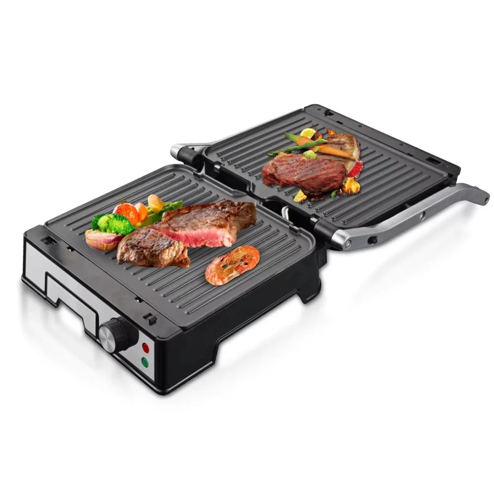 Gratar Electric RAF R.2687 – 2000W, cu Placi Rabatabile 180 Grade – Gatire Rapida pe Ambele Parti