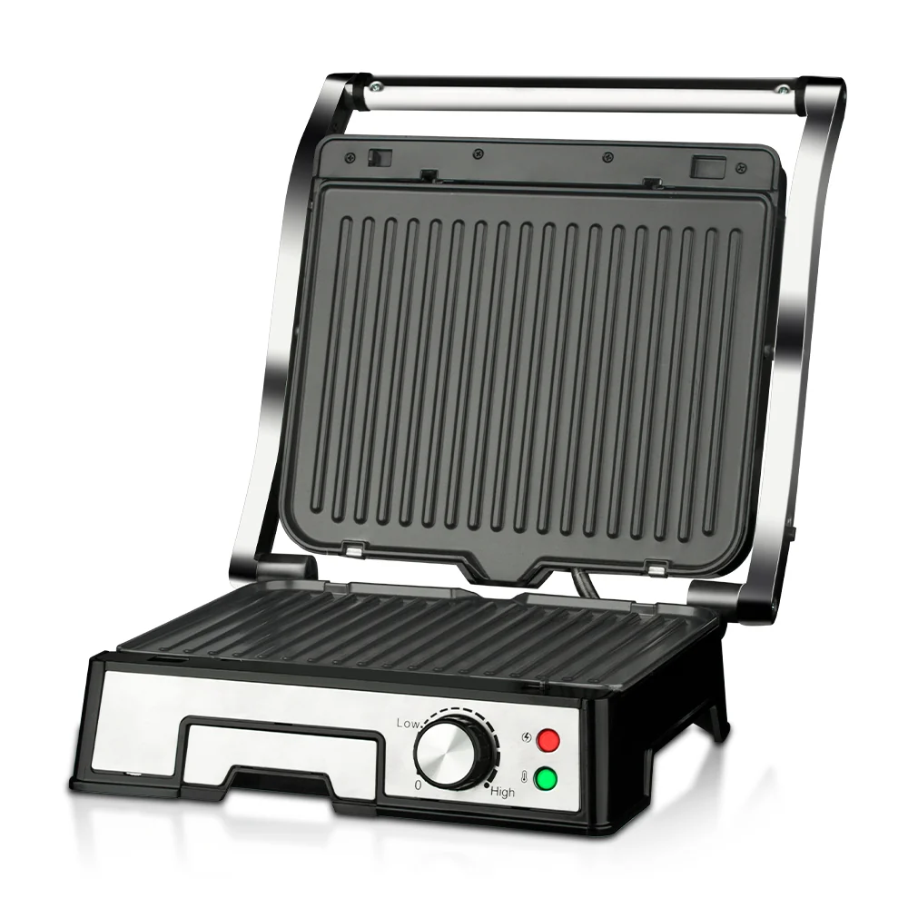 Gratar Electric RAF R.2687 – 2000W, cu Placi Rabatabile 180 Grade – Gatire Rapida pe Ambele Parti