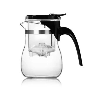 Infuzor ceai / cafea, sticla+fier+pvc, 950ml