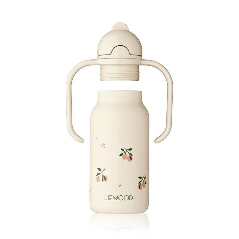 Liewood Kimmie Sticlă de apă - Oțel inoxidabil - 250ml - Piersică/Scoop de mare