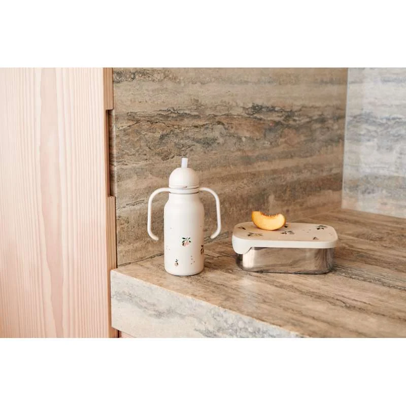 Liewood Kimmie Sticlă de apă - Oțel inoxidabil - 250ml - Piersică/Scoop de mare