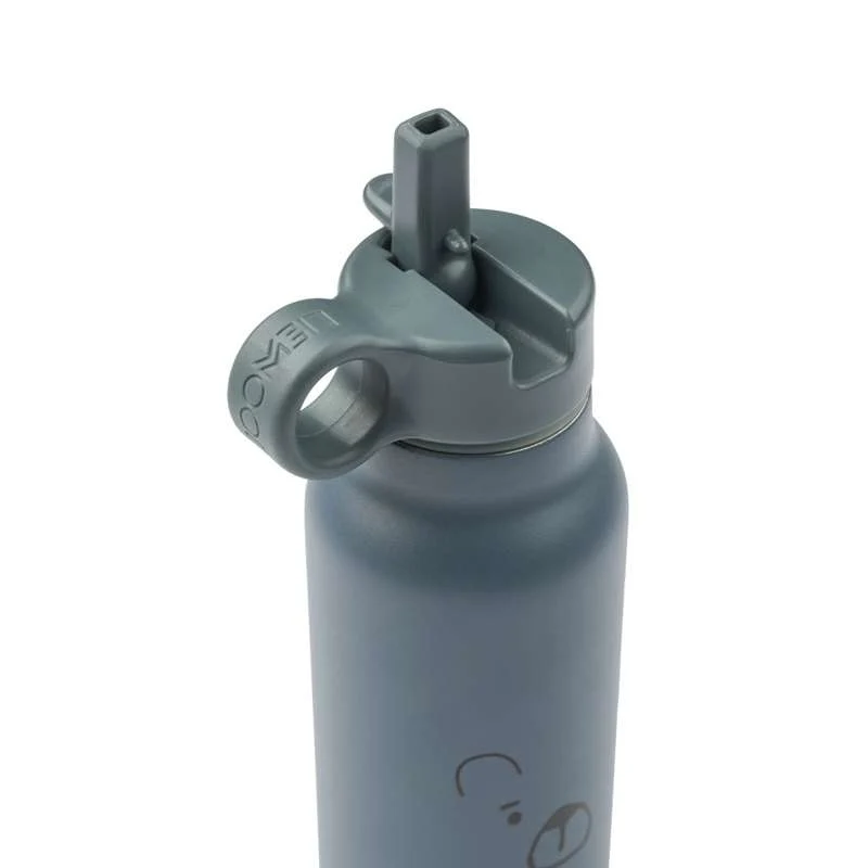 Liewood Sticla de băut Falk - Oțel inoxidabil - 350ml - Mr. Bear/Whale Blue