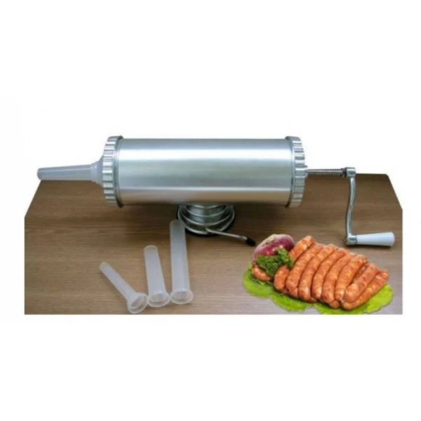 Masina de umplut carnati capacitate 2.5 kg + Masina manuala de tocat carne