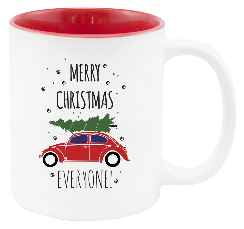 MERRY CHRISTMAS Crăciun Mug roșu