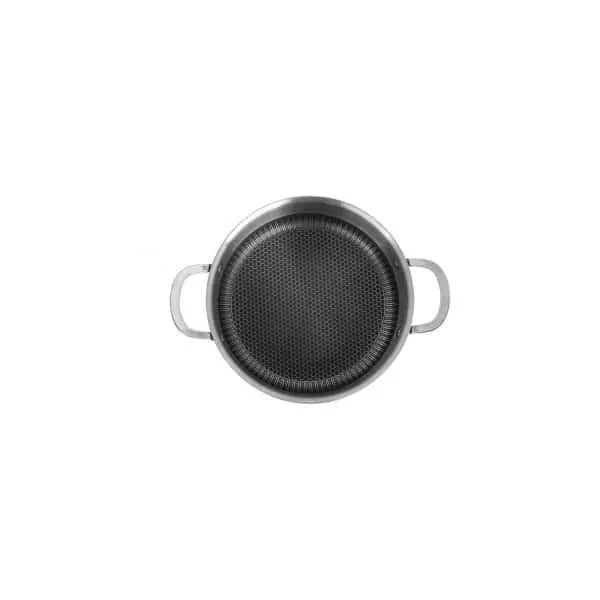 Oala cu capac ZILAN, din inox, antiaderent, diametru 24cm / ZLN 9648