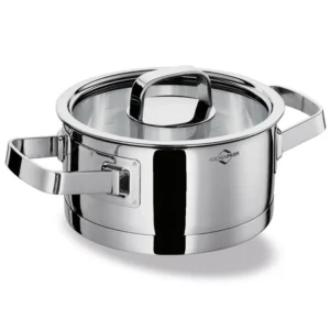 Oala din inox, cu capac, 1.25 litri, colectia San Remo Cook - KUCHENPROFI