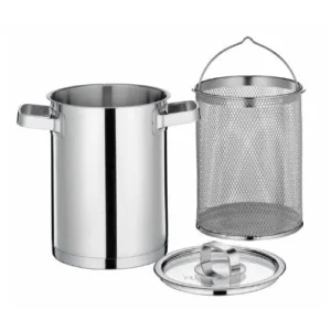 Oala din inox pentru sparanghel, cu capac, 21 cm, 4 litri, San Remo - KUCHENPROFI