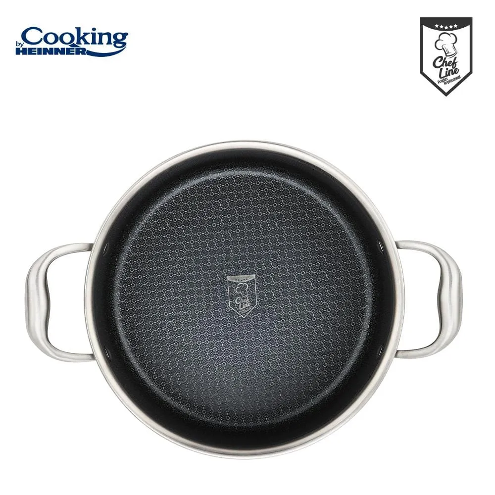 Oala Heinner HR-MRK-28 | 28cm, 7L, Inox 3 Straturi, Capac Sticla