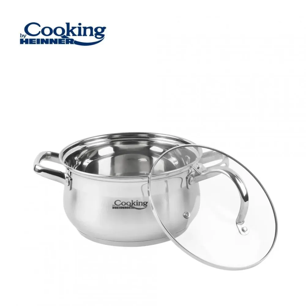 Oala Heinner HR-MSF-026 | 2.6L, Inox, 18cm, Capac Inclus