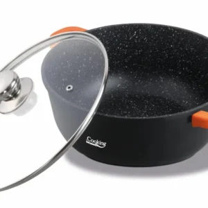 Oala Heinner HR-SCO-A0324A | 24cm, 4.4L, Aluminiu Turnat, Capac