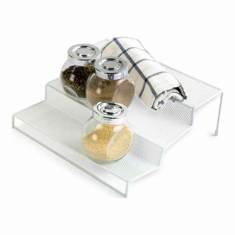 Organizator Confortime Metal Alb (26,5 x 25 x 9 cm)