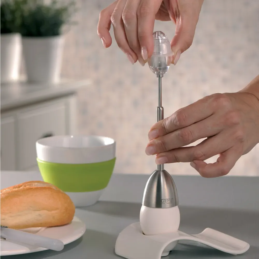 OVO Ustensila 2in1 pentru curatat oua, inox