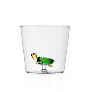 Pahar pentru apa, broasca testoasa, 8 cm, Animal Farm - designer Alessandra Baldereschi - ICHENDORF