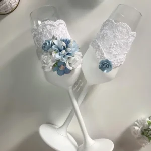 Pahare Blue Daylis Lace