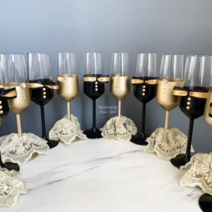 Pahare Gold Lace Daylis