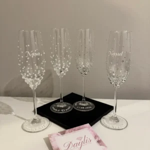 Pahare personalizate cu perle - Daylis