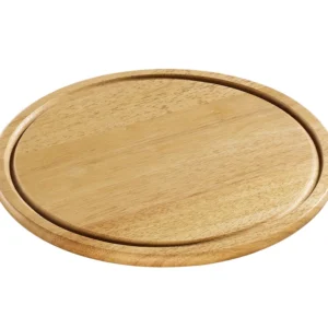 Platou pentru branzeturi sau friptura, lemn de cauciuc, 30 cm - ZASSENHAUS