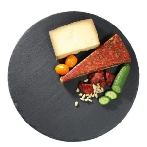 Platou rotund din ardezie, 30 cm, Formaggio - CILIO