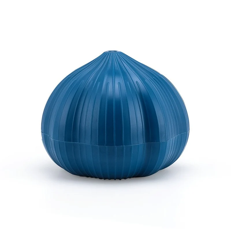 Presa Manuala pentru Usturoi, Vivimall, Model Usturoi, 7 x 7.5 cm, din Plastic, Albastru Inchis