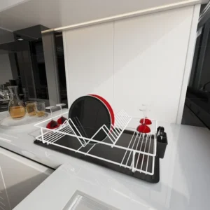 Raft pentru Vase Alb, SM001-W