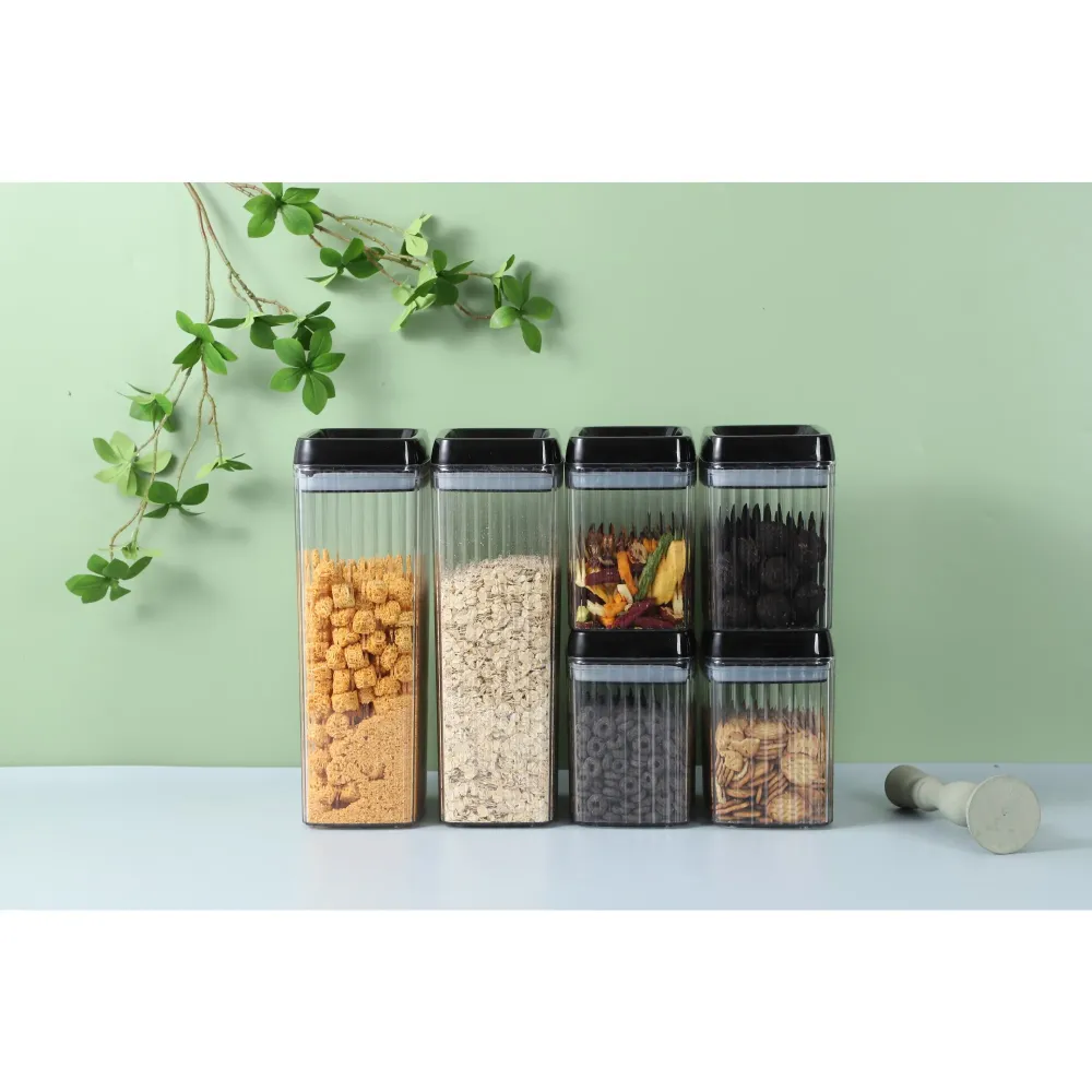 Recipient din Plastic, Vivimall, pentru Alimente/Obiecte, Inchidere Ermetica, Textura Ondulata, 15 x 10 x 30 cm, 3.3 l, Tr...