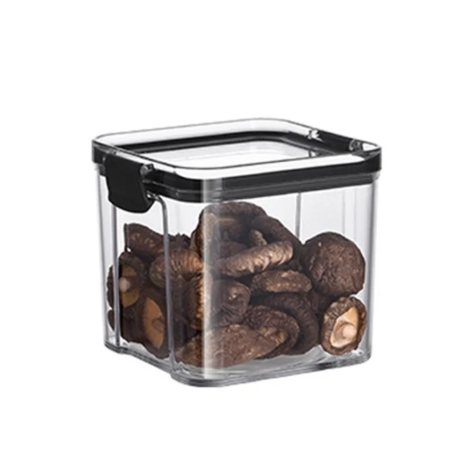 Recipient din Plastic, Vivimall, pentru Alimente/Obiecte, Inchidere Ermetica, 10.2 x 9.8 cm, 700 ml, Transparent