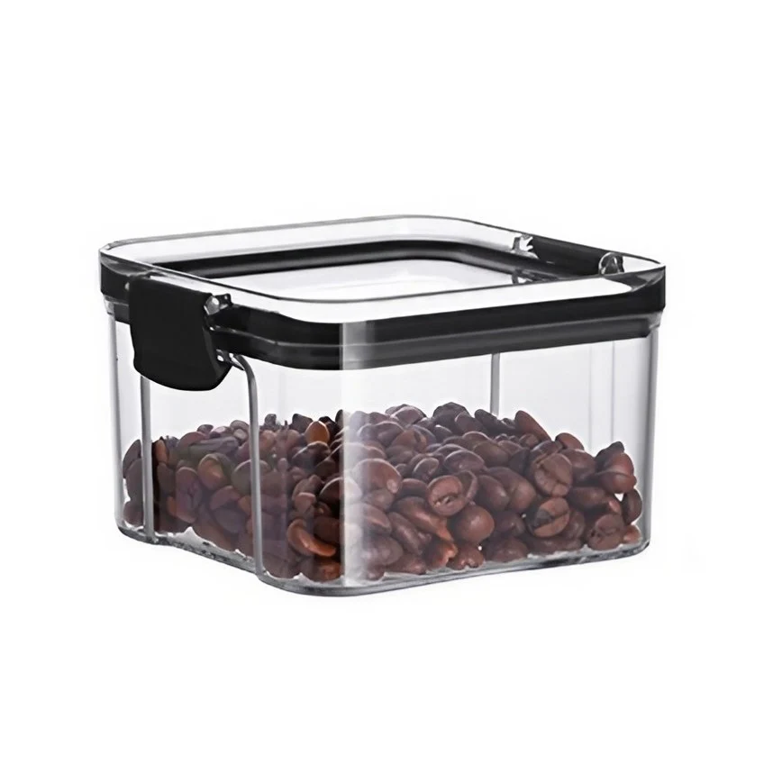 Recipient din Plastic, Vivimall, pentru Alimente/Obiecte, Inchidere Ermetica, 10.2 x 6.6 cm, 460 ml, Transparent
