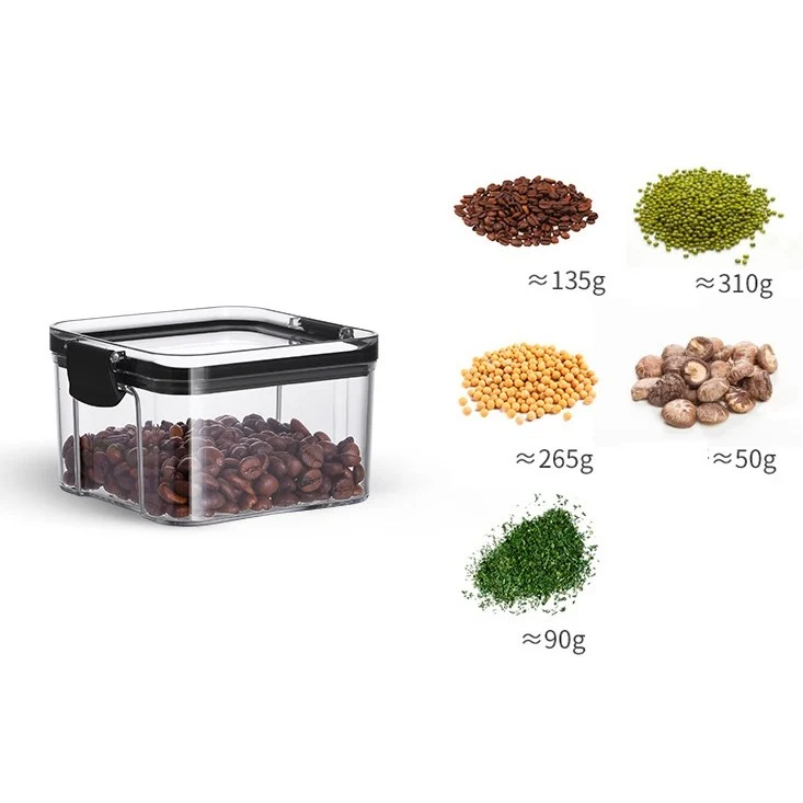 Recipient din Plastic, Vivimall, pentru Alimente/Obiecte, Inchidere Ermetica, 10.2 x 6.6 cm, 460 ml, Transparent