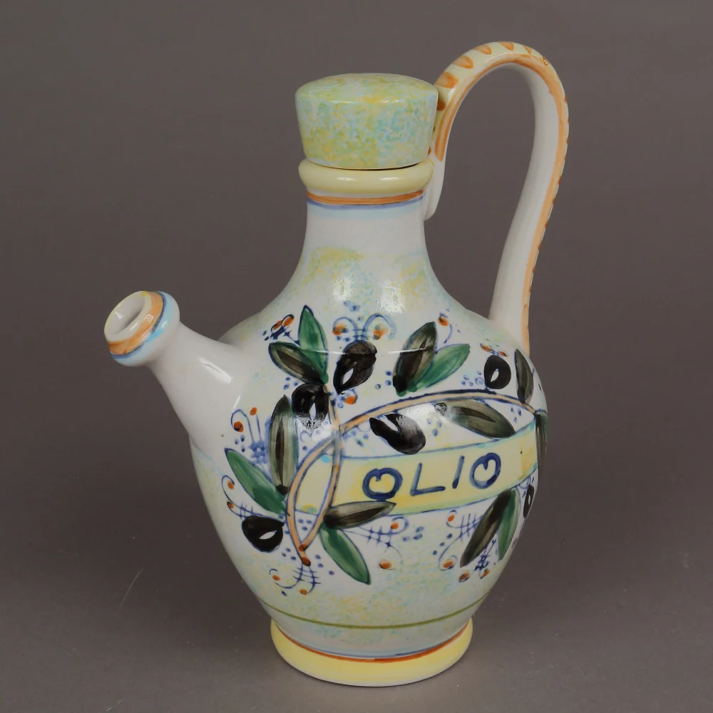 Recipient oliviera pentru ulei, Model Ulcior, Ceramica, 800 ml