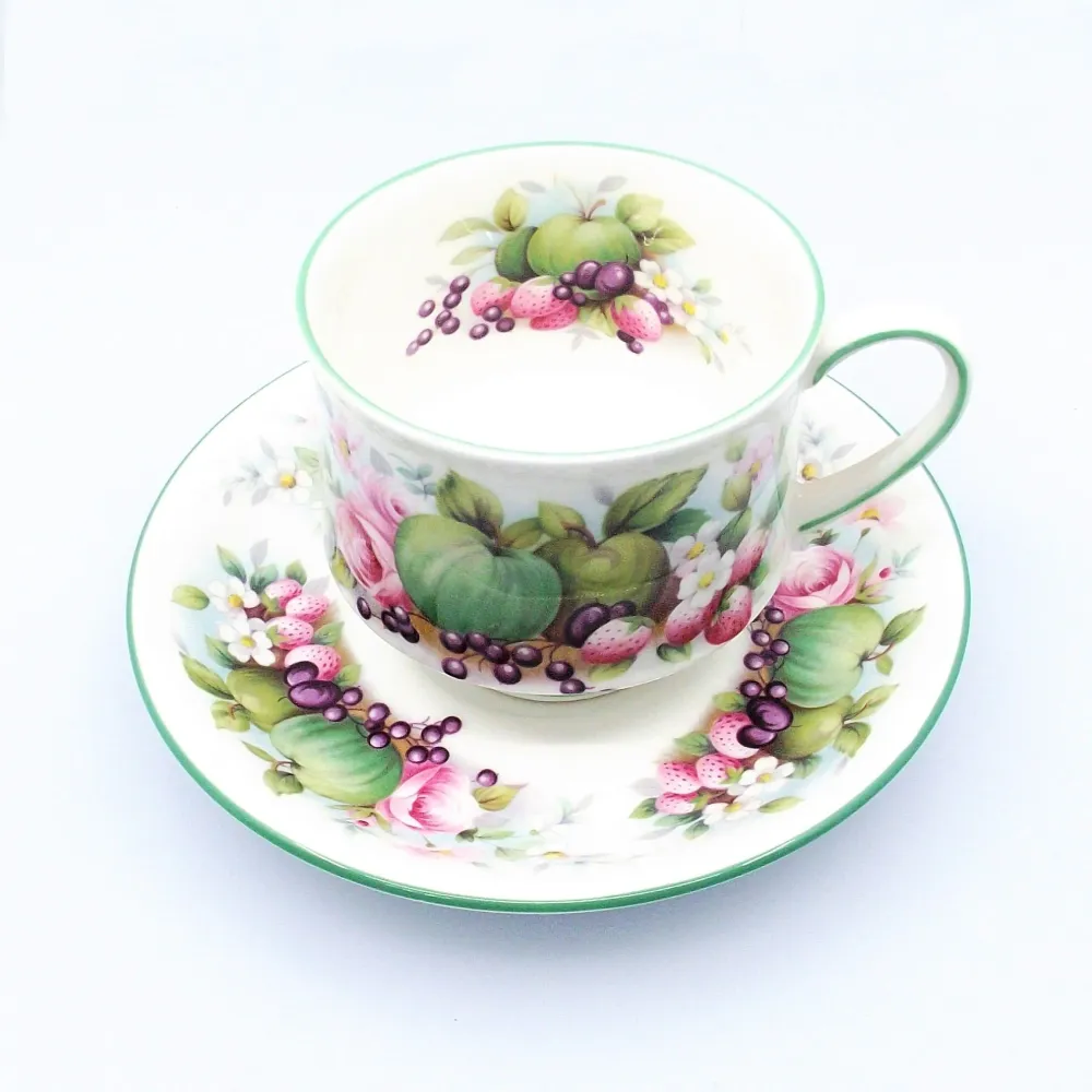 Royal Albert set de 6 cesti de ceai Village Green din portelan Bone China /0148