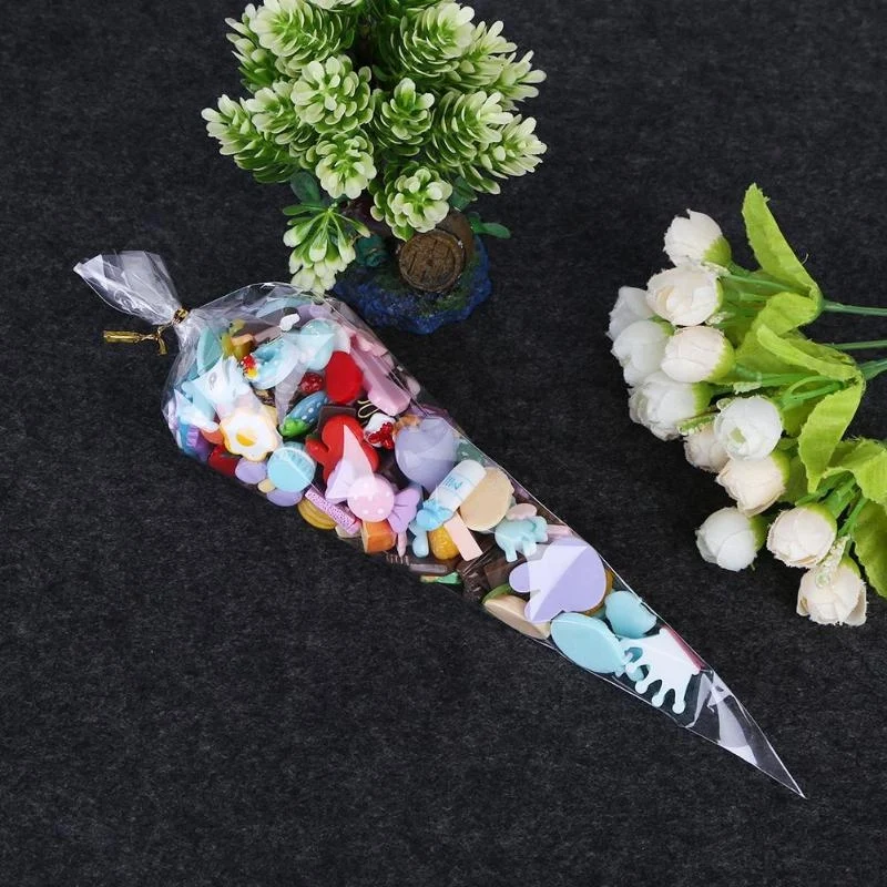 Set 100 Pungi pentru Pos, Ornat Prajituri si Torturi, 35 x 18 cm
