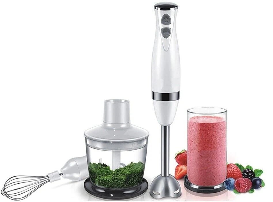 Set Blender 3 1 Sonifer SF-8044 cu putere 500W, Mixer vertical, functie Turbo, Multifunctional, alb