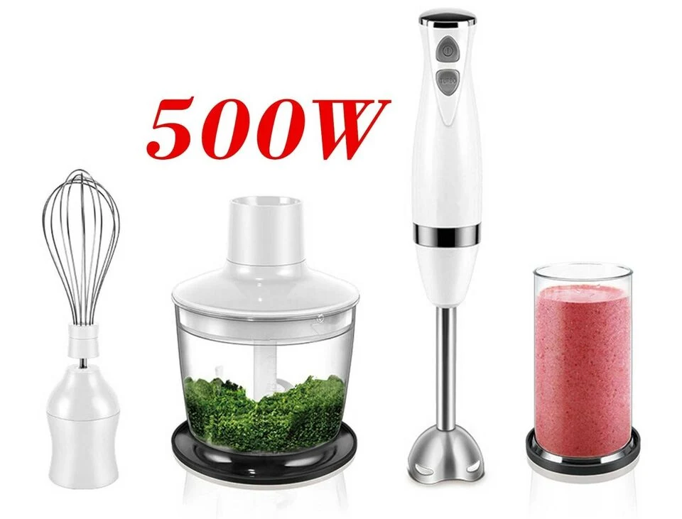 Set Blender 3 1 Sonifer SF-8044 cu putere 500W, Mixer vertical, functie Turbo, Multifunctional, alb