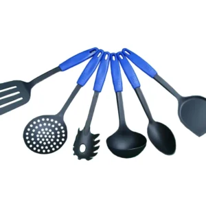 Set Bucatarie, 6 Ustensile cu Suport Rotativ