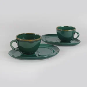 Set Cești de Cafea (4 Piese) Asi Home Verdenites Ceramica 9.2X9.2X6.9 cm
