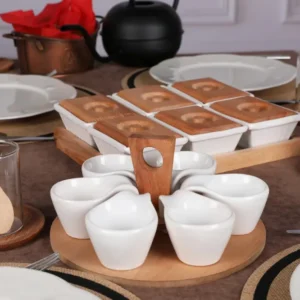 Set de Mic Dejun (20 Piese) Natural-Ceramica, TEP