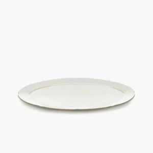 Set de patru platouri ovale Silhouette 24.5 cm
