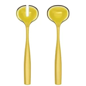 Set 2 piese pentru servirea salatei, 28 cm, galben, Dolcevita - GUZZINI