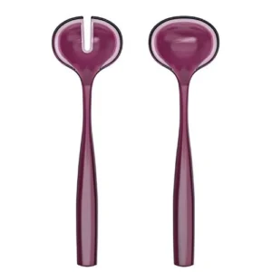 Set 2 piese pentru servirea salatei, 28 cm, mov, Dolcevita - GUZZINI