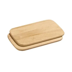 Set 2 platouri pentru mic dejun, lemn de cauciuc, 26 cm - ZASSENHAUS